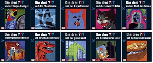 Die Drei ??? (Fragezeichen) - Folge/CD 1-10 im Set - Deutsche Originalware [10 CDs] von music-movie-more