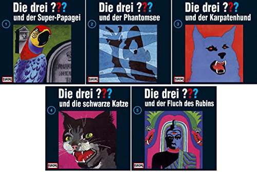 Die Drei ??? (Fragezeichen) - Folge/CD 1-5 - Starter Set - Deutsche Originalware [5 CDs] von music-movie-more