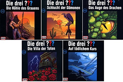 Die Drei ??? (Fragezeichen) - Folge/CD 111-115 im Set - Deutsche Originalware [5 CDs] von music-movie-more