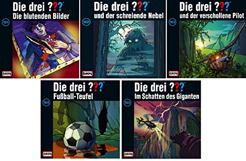 Die Drei ??? (Fragezeichen) - Folge/CD 161-165 im Set - Deutsche Originalware [5 CDs] von music-movie-more