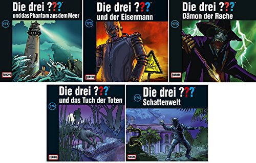 Die Drei ??? (Fragezeichen) - Folge/CD 171-175 im Set - Deutsche Originalware [7 CDs] von music-movie-more