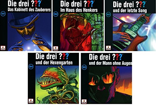 Die Drei ??? (Fragezeichen) - Folge/CD 181-185 im Set - Deutsche Originalware [5 CDs] von music-movie-more