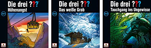 Die Drei ??? (Fragezeichen) - Folge/CD 201-203 im Set - Deutsche Originalware [3 CDs] von music-movie-more