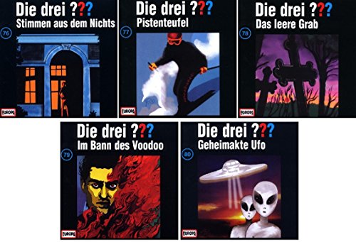 Die Drei ??? (Fragezeichen) - Folge/CD 76-80 im Set - Deutsche Originalware [5 CDs] von music-movie-more