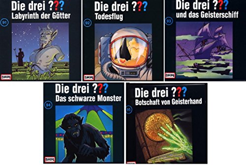 Die Drei ??? (Fragezeichen) - Folge/CD 91-95 im Set - Deutsche Originalware [5 CDs] von music-movie-more