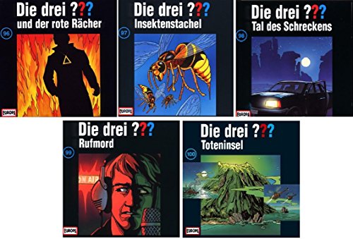 Die Drei ??? (Fragezeichen) - Folge/CD 96-100 im Set - Deutsche Originalware [7 CDs] von music-movie-more