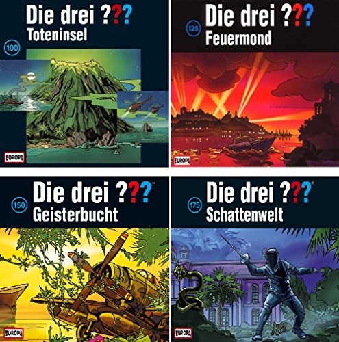 Die Drei ??? (Fragezeichen) - Jubiläumsboxen - Folge/CD 100+125+150+175 im Set - Deutsche Originalware [12 CDs] von music-movie-more