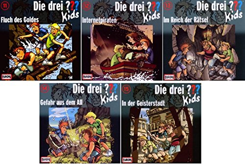 Die Drei ??? (Fragezeichen) Kids - Folge/CD 11-15 im Set - Deutsche Originalware [5 CDs] von music-movie-more