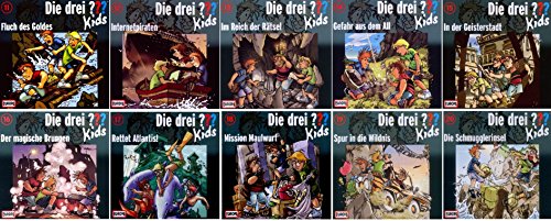 Die Drei ??? (Fragezeichen) Kids - Folge/CD 11-20 im Set - Deutsche Originalware [10 CDs] von music-movie-more