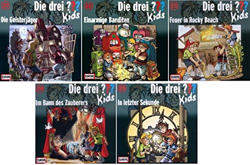 Die Drei ??? (Fragezeichen) Kids - Folge/CD 21-25 im Set - Deutsche Originalware [5 CDs] von music-movie-more