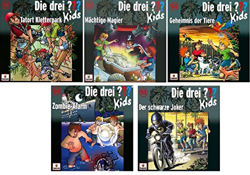 Die Drei ??? (Fragezeichen) Kids - Folge/CD 51-55 im Set - Deutsche Originalware [5 CDs] von music-movie-more