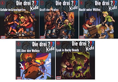 Die Drei ??? (Fragezeichen) Kids - Folge/CD 6-10 im Set - Deutsche Originalware [5 CDs] von music-movie-more