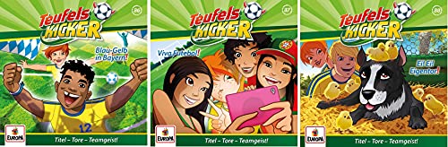 Die Teufelskicker - Titel, Tore, Teamgeist ! - Hörspiel / CD 86 - 88 im Set - Deutsche Originalware[3 CDs] von music-movie-more