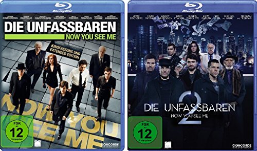 Die Unfassbaren - Now You See Me 1+2 im Set - Deutsche Originalware [2 Blu-rays] von music-movie-more