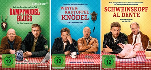 Eberhofer - 3 DVD Set (Dampfnudelblues + Winterkartoffelknödel + Schweinskopf al dente) - Deutsche Originalware [3 DVDs] von music-movie-more