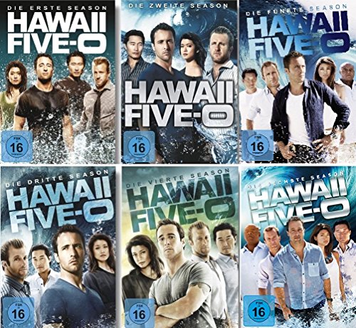 Hawaii Five-0 - Season/Staffel 1-6 im Set - Deutsche Originalware [37 DVDs] von music-movie-more