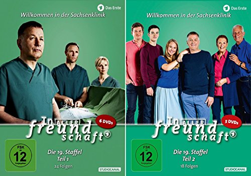 In aller Freundschaft - Die Komplette Staffel 19 (19.1+19.2) im Set - Deutsche Originalware [11 DVDs] von music-movie-more