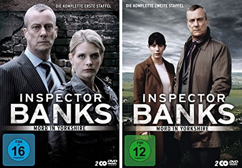 Inspector Banks - Mord in Yorkshire: Die komplette Staffel 1+2 im Set - Deutsche Originalware [4 DVDs] von music-movie-more