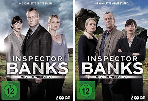 Inspector Banks - Mord in Yorkshire: Die komplette Staffel 3+4 im Set - Deutsche Originalware [4 DVDs] von music-movie-more