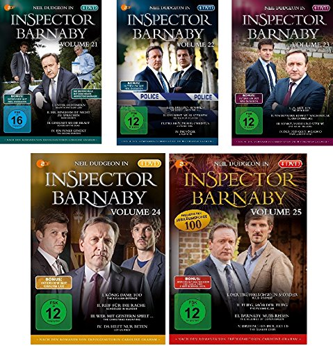 Inspector Barnaby - Volume 21-25 im Set - Deutsche Originalware [20 DVDs] von music-movie-more