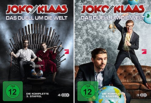 Joko gegen Klaas - Das Duell um die Welt: Die komplette dritte + vierte Staffel im Set - Deutsche Originalware [7 DVDs] von music-movie-more