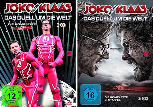 Joko gegen Klaas - Das Duell um die Welt: Die komplette erste + zweite Staffel im Set - Deutsche Originalware [5 DVDs] von music-movie-more