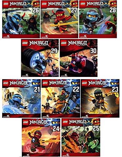 Lego Ninjago - Hörspiel CD 21 - 30 im Set - Deutsche Originalware [10 CDs] von music-movie-more