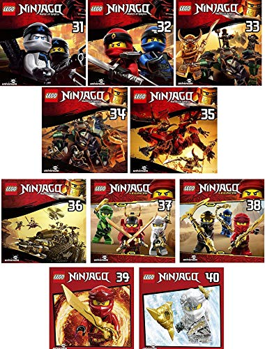 Lego Ninjago - Hörspiel CD 31 - 40 im Set - Deutsche Originalware [10 CDs] von music-movie-more