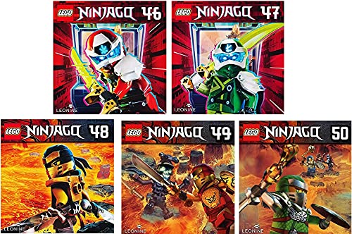 Lego Ninjago - Hörspiel CD 46 - 50 im Set - Deutsche Originalware [5 CDs] von music-movie-more