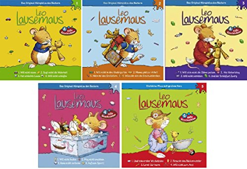 Leo Lausemaus - Das Original Hörspiel zu den Büchern - CD 1-5 im Set - Deutsche Originalware [5 CDs] von music-movie-more