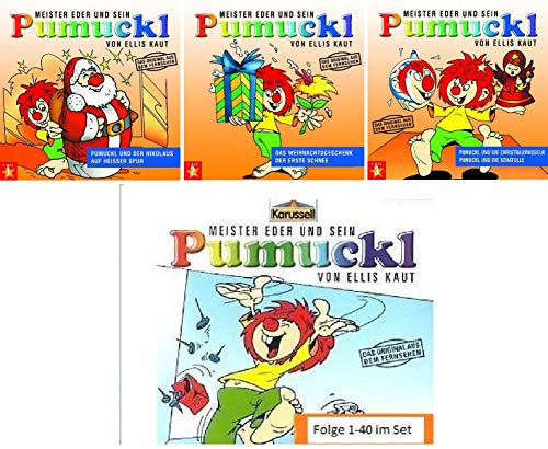 Meister Eder und sein Pumuckl Hörspiel: CD Folge 1-40 + CD Weihnachten 1-3 im Set - Deutsche Originalware [43 CDs] von music-movie-more