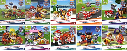 Paw Patrol - Hörspiel zur TV-Serie - Folge/CD 1-10 im Set - Deutsche Originalware [10 CDs] von music-movie-more