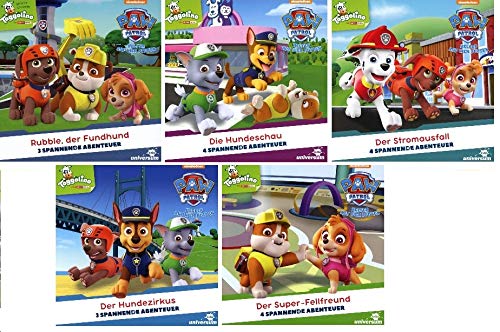 Paw Patrol - Hörspiel zur TV-Serie - Folge/CD 6-10 im Set - Deutsche Originalware [5 CDs] von music-movie-more