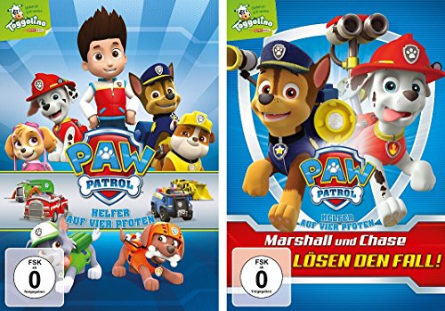 Paw Patrol - Volume 1+2 (Toggolino) im Set - Deutsche Originalware [2 DVDs] von music-movie-more