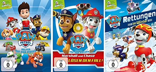 Paw Patrol - Volume 1-3 (Toggolino) im Set - Deutsche Originalware [3 DVDs] von music-movie-more