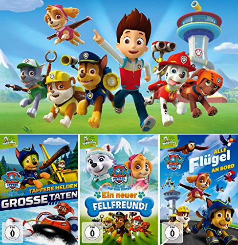 Paw Patrol - Volume 5-7 (Toggolino) im Set - Deutsche Originalware [3 DVDs] von music-movie-more