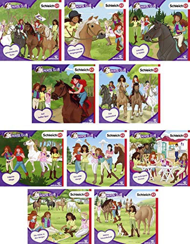 Schleich - Horse Club CD 01 - 10 im Set - Deutsche Originalware [10 CDs] von music-movie-more