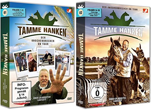 Tamme Hanken - Der Knochenbrecher on Tour - Box 1+2 (Folge 1-10) im Set - Deutsche Originalware [6 DVDs] von music-movie-more