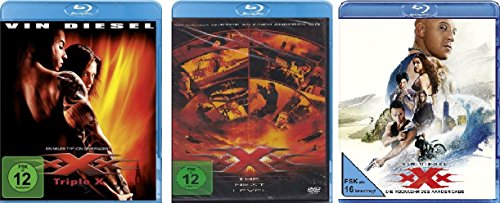 xXx - Triple X (1+2 The Next Level + 3 Die Rückkehr des Xander Cage) im Set - Deutsche Originalware [3 Blu-rays] von music-movie-more