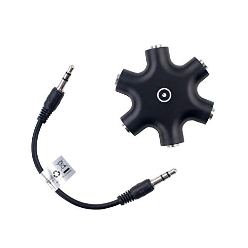 Muvit Connect HUB Jack 3.5MM 5 SORTIES Noir von muvit ACTIVE