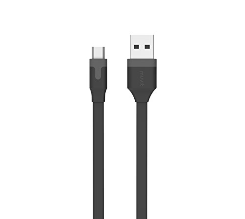 Muvit TAB Cable PLAT Charge & Synchro 2.4A USB/Micro-USB 1M Noir Muvit TAB Cable PLAT Charge & Synchro 2.4A USB/Micro-USB 1M Noir von muvit ACTIVE
