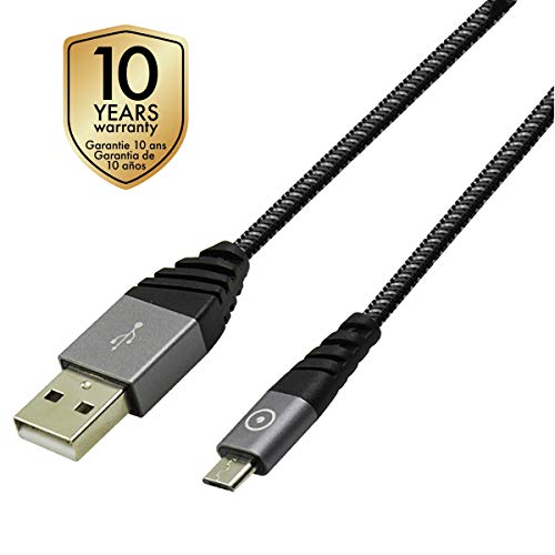 Muvit Tiger Power Cable Ultra Resistant USB-A Micro-USB 1,2M GRIS Muvit Tiger Power Cable Ultra Resistant USB-A Micro-USB 1,2M GRIS von muvit ACTIVE