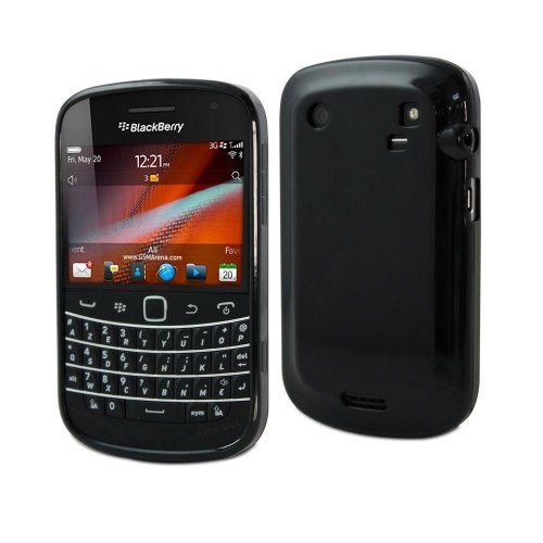 Muvit MUSKI0023 Rückabdeckung für BlackBerry Bold Touch 9900 glänzend-schwarz von muvit