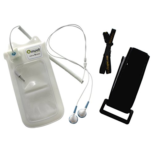 Muvit Waterproof – Telefon Zubehör Pack inklusive Schutzhülle, Kopfhörer Stereo von muvit
