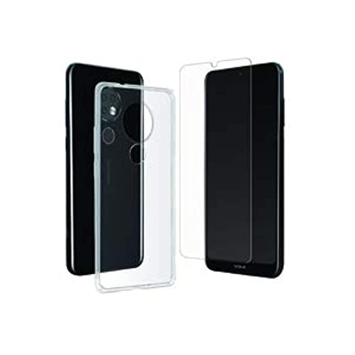 muvit Pack Coque Souple TRANSPARENTE +VERRE TREMPE: Nokia 6.2/7.2 von muvit