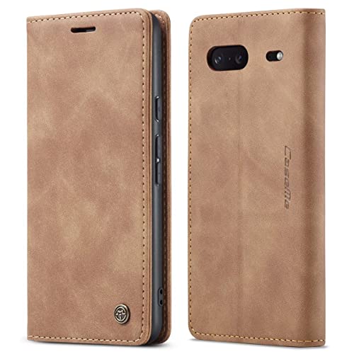 mvced Handyhülle Kompatibel mit Google Pixel 7,Premium Leder Flip Case Schutzhülle mit Standfunktion,Braun mvced Handyhülle Kompatibel mit Google Pixel 7,Premium Leder Flip Case Schutzhülle mit Standfunktion,Braun von mvced
