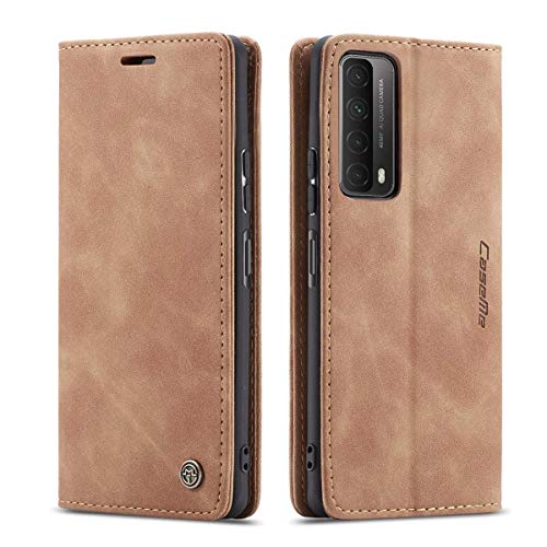 mvced Handyhülle Kompatibel mit Huawei P Smart 2021/ Y7a,Premium Leder Flip Case Schutzhülle mit Standfunktion,Braun mvced Handyhülle Kompatibel mit Huawei P Smart 2021/ Y7a,Premium Leder Flip Case Schutzhülle mit Standfunktion,Braun von mvced