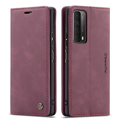 mvced Handyhülle Kompatibel mit Huawei P Smart 2021/ Y7a,Premium Leder Flip Case Schutzhülle mit Standfunktion,Wein rot mvced Handyhülle Kompatibel mit Huawei P Smart 2021/ Y7a,Premium Leder Flip Case Schutzhülle mit Standfunktion,Wein rot von mvced