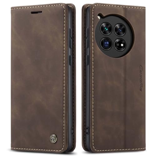 mvced Handyhülle Kompatibel mit OnePlus 12,Premium Leder Flip Case Schutzhülle mit Standfunktion,Kaffee mvced Handyhülle Kompatibel mit OnePlus 12,Premium Leder Flip Case Schutzhülle mit Standfunktion,Kaffee von mvced