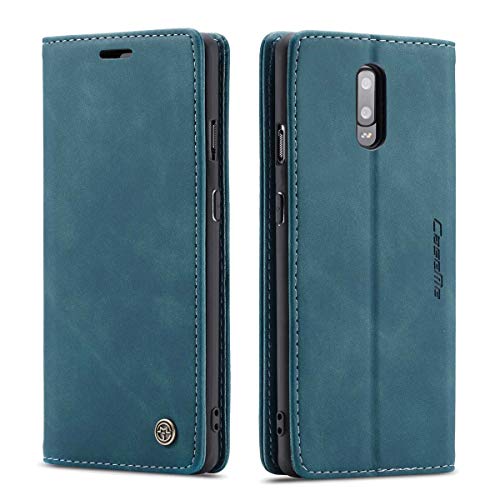 mvced Handyhülle Kompatibel mit OnePlus 7,Premium Leder Flip Case Schutzhülle mit Standfunktion,Blau mvced Handyhülle Kompatibel mit OnePlus 7,Premium Leder Flip Case Schutzhülle mit Standfunktion,Blau von mvced